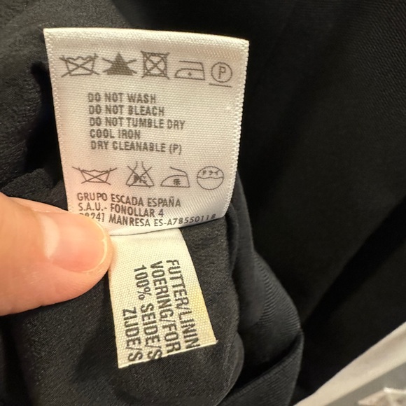 ESCADA Textured Wool Silk Midi Sheath Dress. Size 38. Approx 8-10 US. - Picture 6 of 6